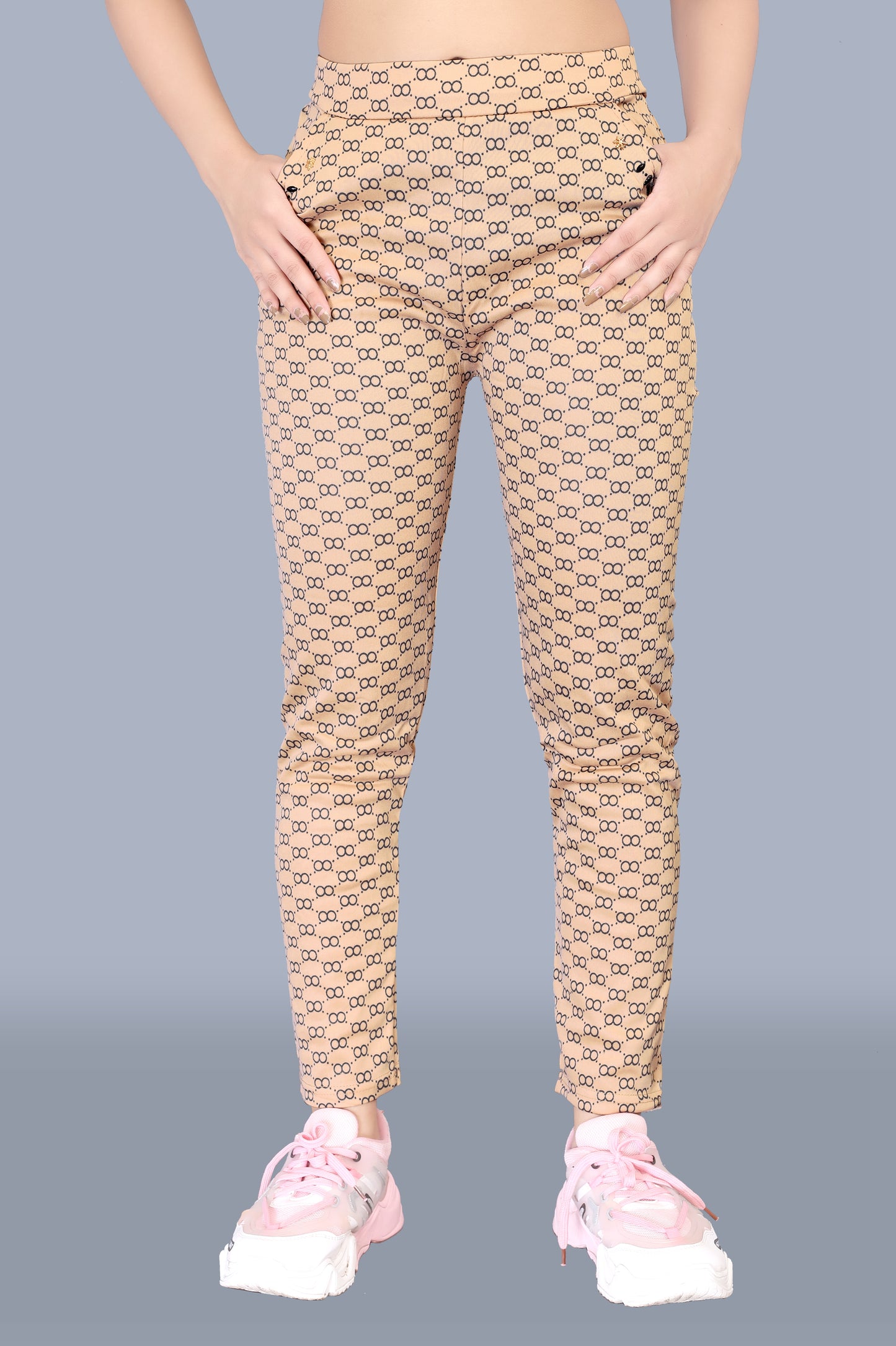 Women's Fancy Printed Pant with Pockets