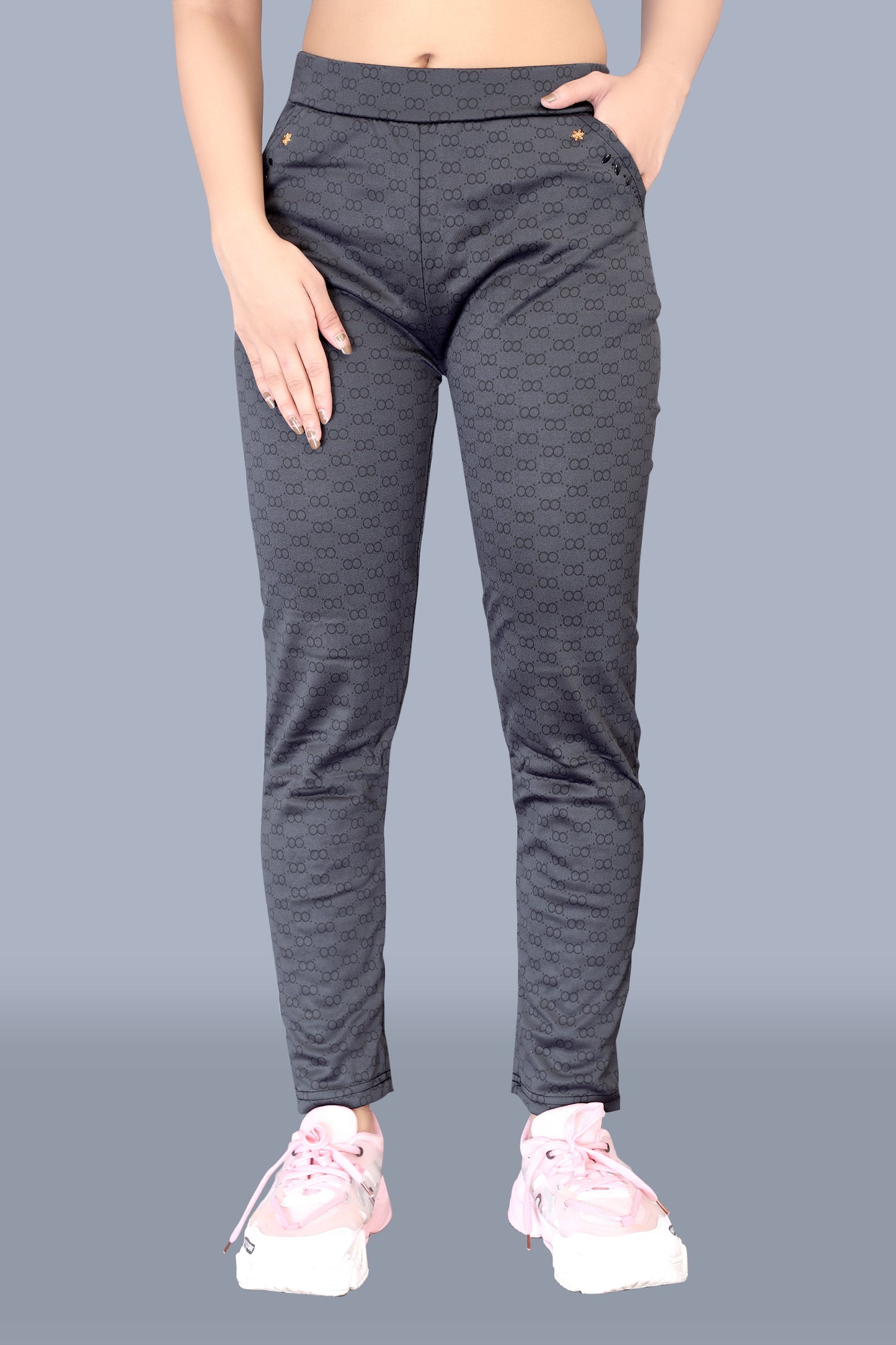 Women's Fancy Printed Pant with Pockets