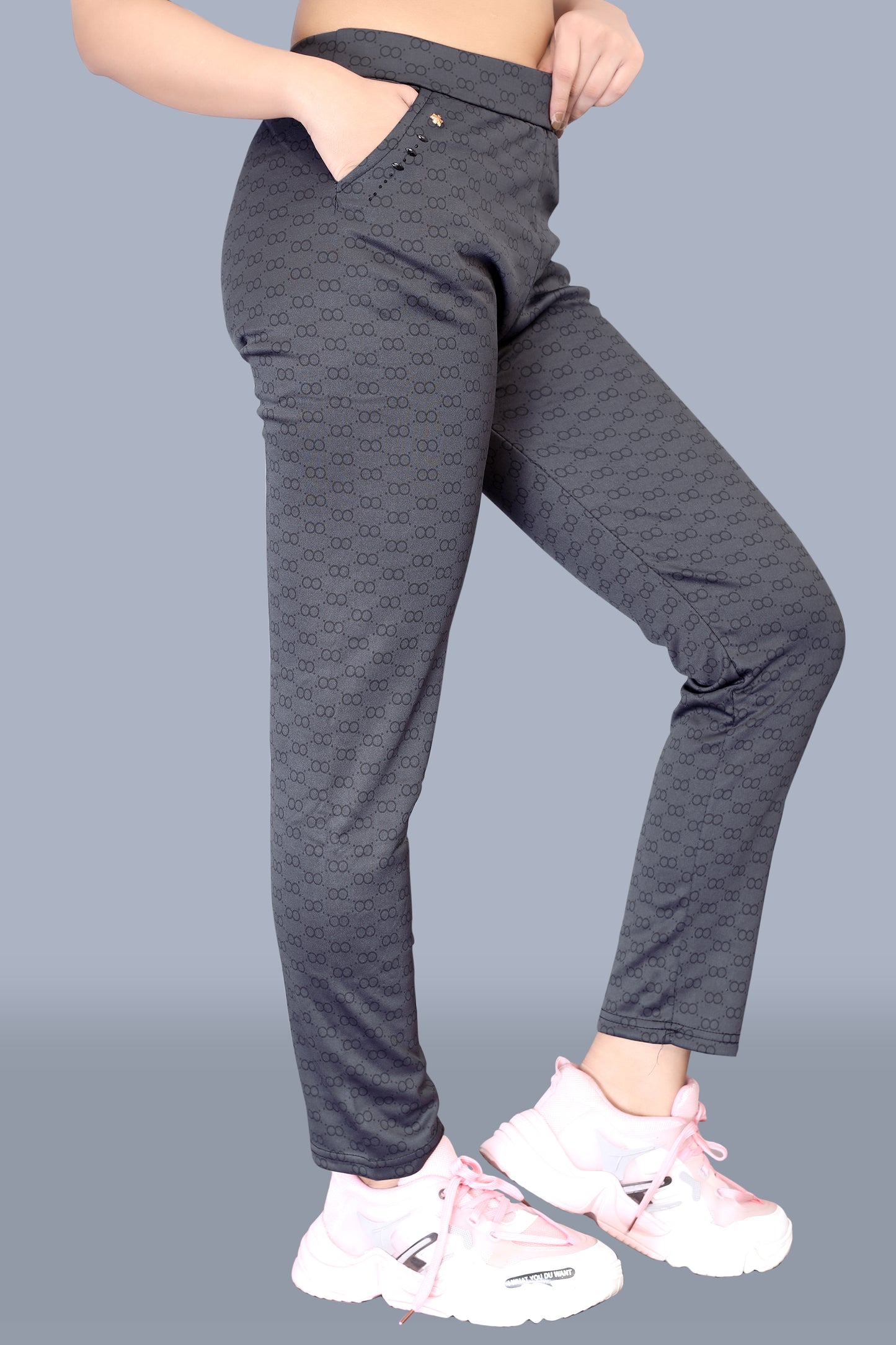 Women's Fancy Printed Pant with Pockets